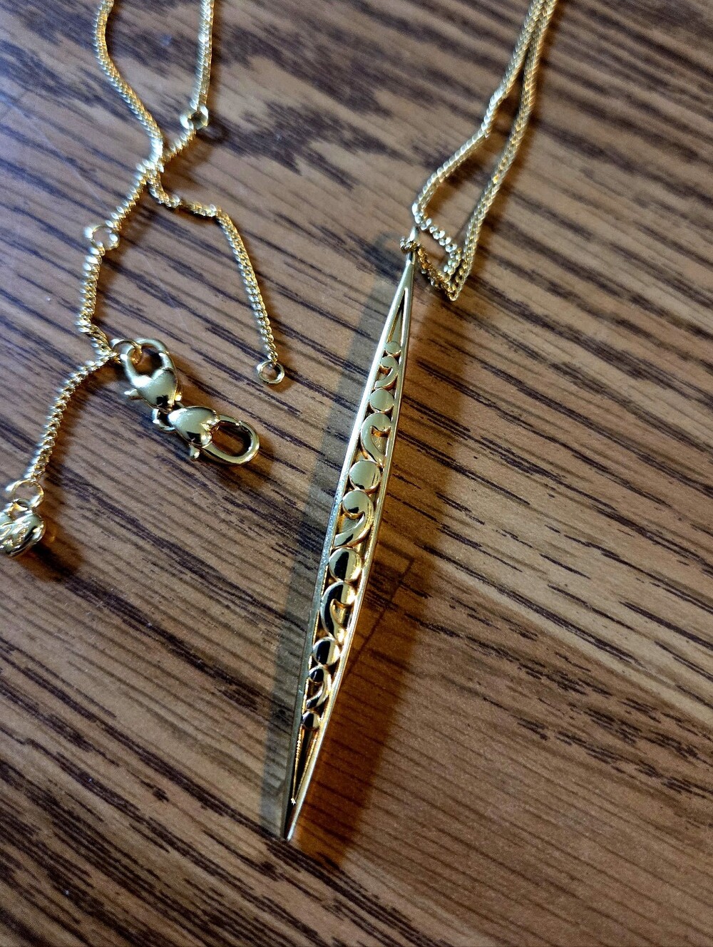 💐BRIGHTON "Contempo Ice" Gold And Crystal Long Length Necklace WEDDING READY! - Picture 2 of 9